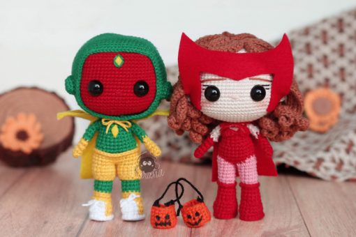 Pack Wanda Visión | Patrón de Crochet