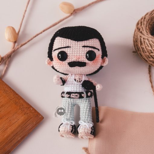 Freddie Mercury | Patrón de Crochet