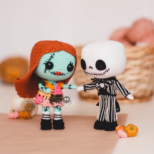 Pack Jack y Sally | Patrones de Crochet