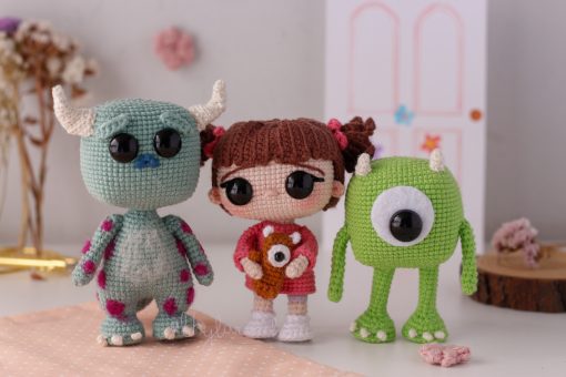 Ebook Monsters Inc | Patrones de Crochet