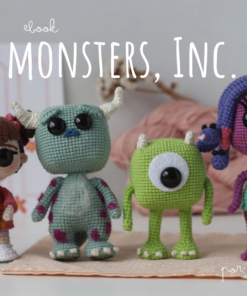 Ebook Monsters Inc | Patrones de Crochet