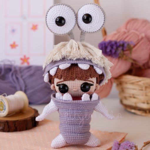 Monster Boo | Disfraz Patrón a Crochet - Imagen 2