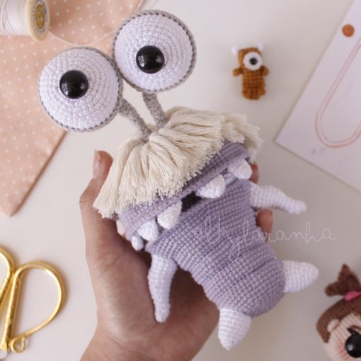 Monster Boo | Disfraz Patrón a Crochet