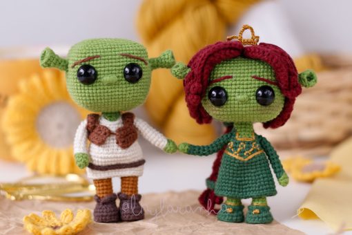 Shrek y Fiona | Patrones de Tejido (PDF)