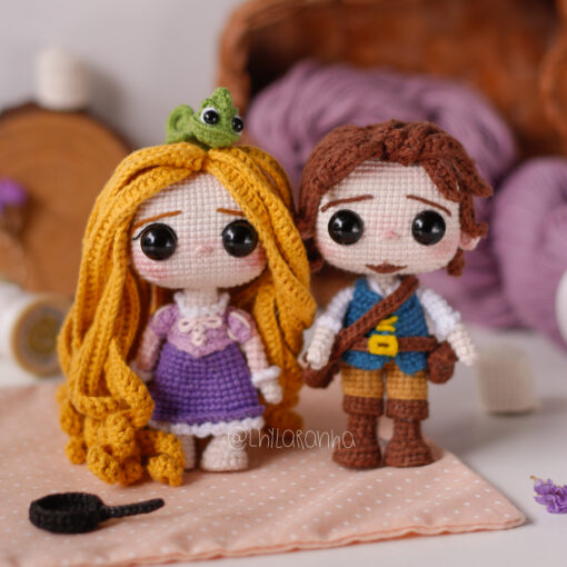 Pack Rapunzel y Eugene | Patrones de Crochet (PDF Digital)
