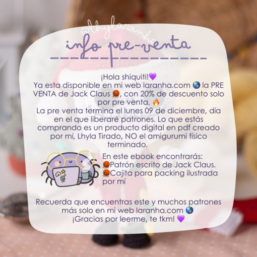 Jack Claus | Patrón de Crochet (PDF digital) - Imagen 2