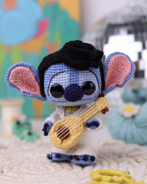 Elvis Stitch | Patrón de Crochet (PDF digital)