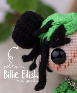 Alternative view of Billie Eilish Verde | Patrón de Crochet (PDF digital)