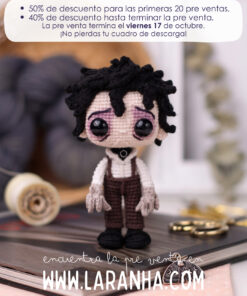 Alternative view of Pack Edward Manos de Tijera | Patrón de Crochet (pdf digital)