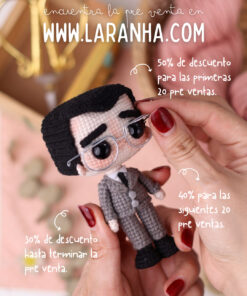 Alternative view of Don Armando | Patrón de Crochet (pdf digital)