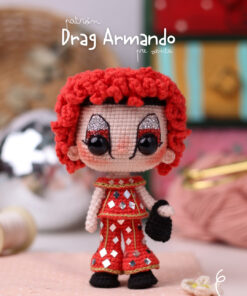 Drag Armando | Patrón de Crochet (pdf digital)