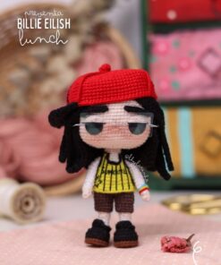 Billie Eilish Lunch | Pre Venta Patrón de Crochet (PDF digital)